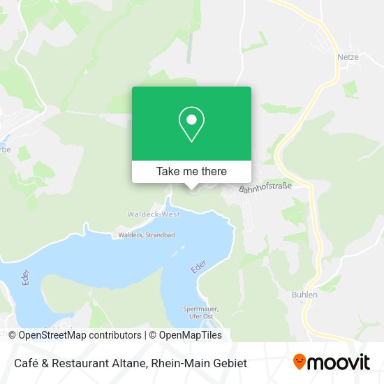 Карта Café & Restaurant Altane
