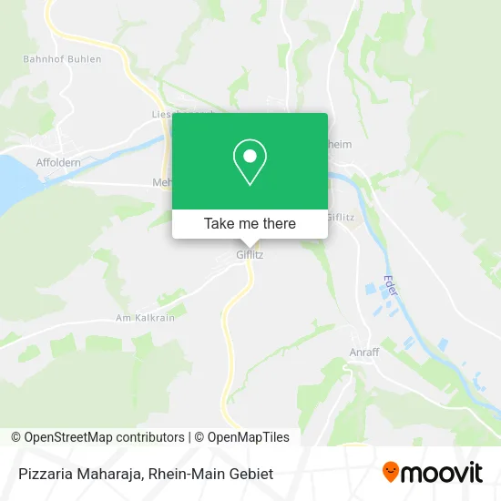 Карта Pizzaria Maharaja