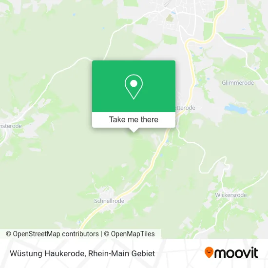 Карта Wüstung Haukerode