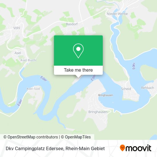 Карта Dkv Campingplatz Edersee