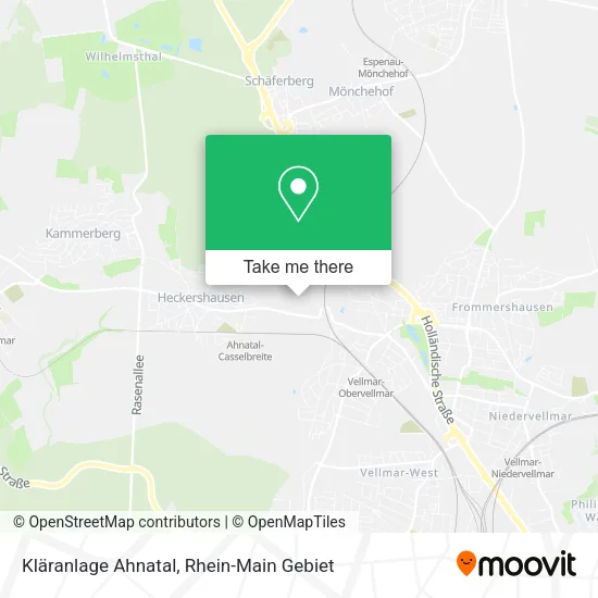 Карта Kläranlage Ahnatal
