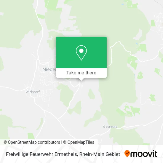 Карта Freiwillige Feuerwehr Ermetheis