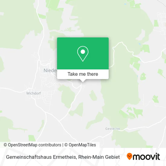 Карта Gemeinschaftshaus Ermetheis