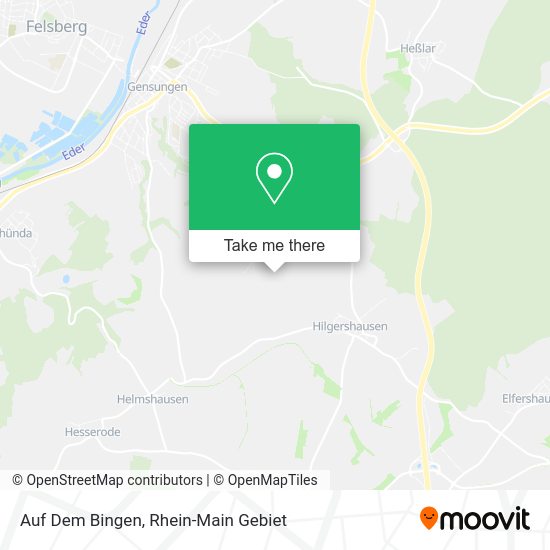 Карта Auf Dem Bingen