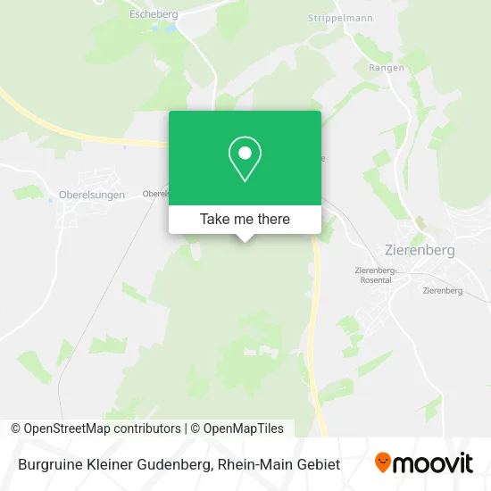 Карта Burgruine Kleiner Gudenberg