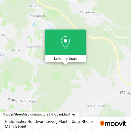 Карта Historischer Rundwanderweg Flachsröste