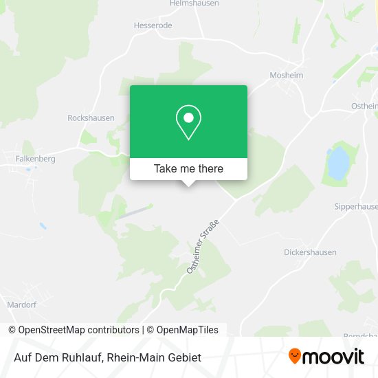 Карта Auf Dem Ruhlauf