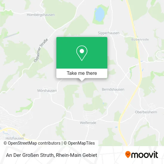 An Der Großen Struth map