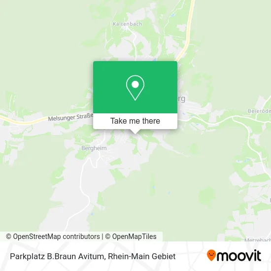 Карта Parkplatz B.Braun Avitum
