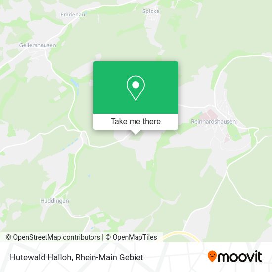 Карта Hutewald Halloh