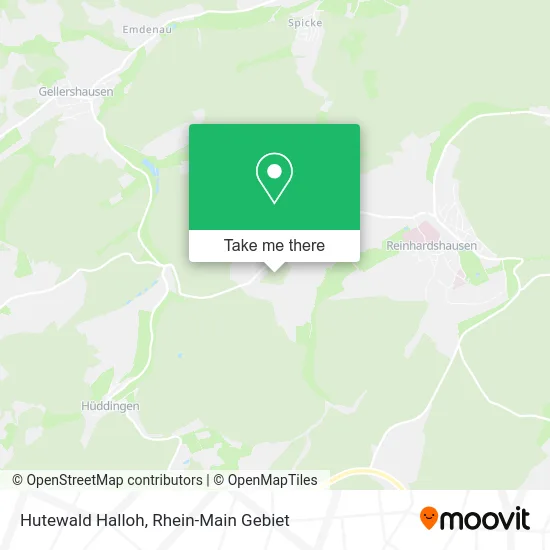 Hutewald Halloh map