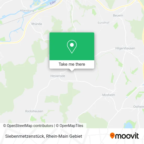 Карта Siebenmetzenstück