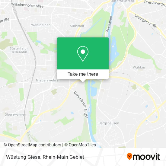 Карта Wüstung Giese