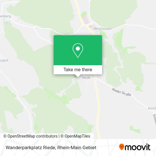 Карта Wanderparkplatz Riede