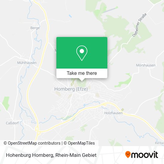 Карта Hohenburg Homberg