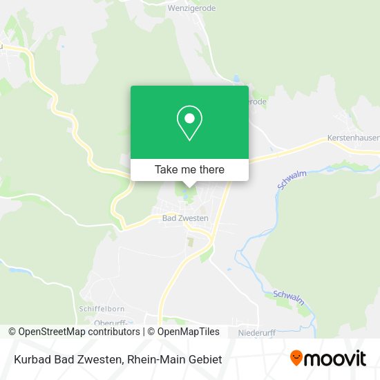 Карта Kurbad Bad Zwesten