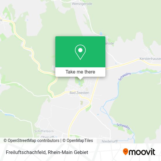 Карта Freiluftschachfeld