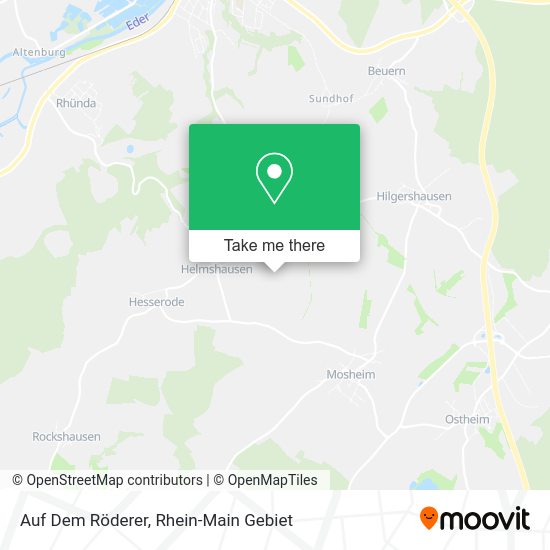 Карта Auf Dem Röderer