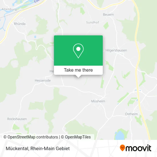 Карта Mückental