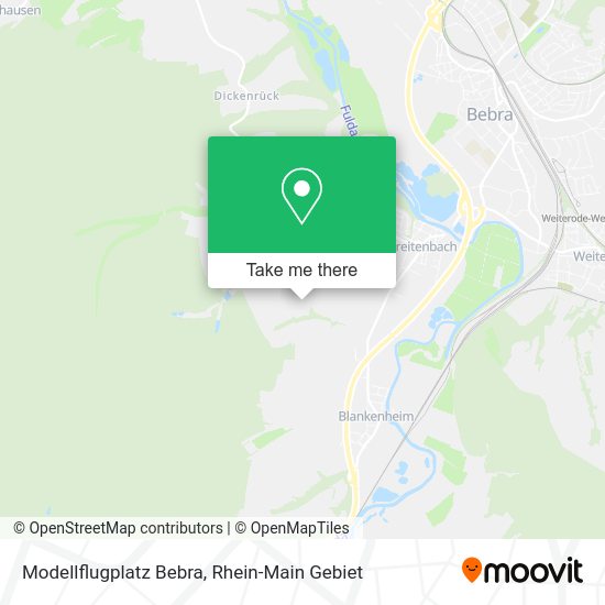 Карта Modellflugplatz Bebra
