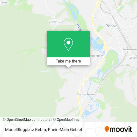 Карта Modellflugplatz Bebra