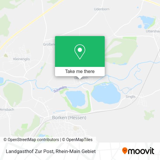 Карта Landgasthof Zur Post