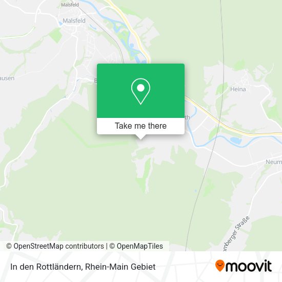 Карта In den Rottländern