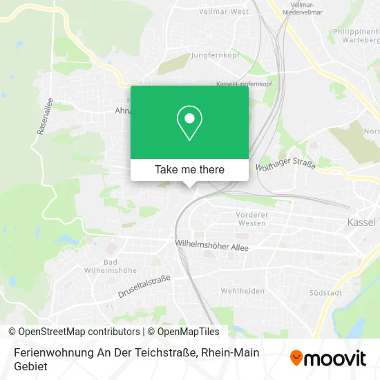Карта Ferienwohnung An Der Teichstraße