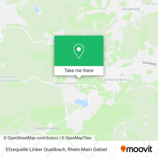 Карта Efzequelle Linker Quellbach