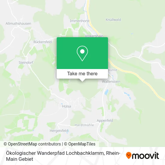 Карта Ökologischer Wanderpfad Lochbachklamm