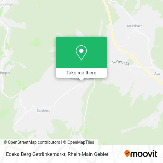 Карта Edeka Berg Getränkemarkt