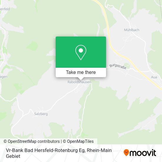 Карта Vr-Bank Bad Hersfeld-Rotenburg Eg