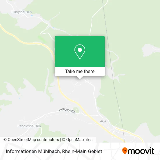 Карта Informationen Mühlbach