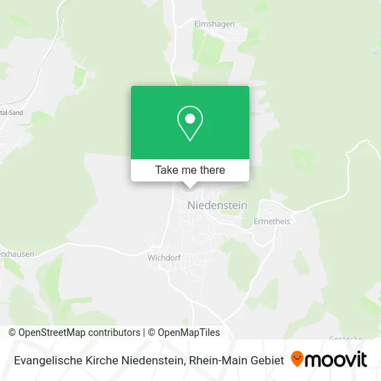 Карта Evangelische Kirche Niedenstein