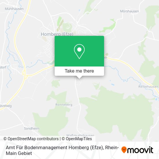 Карта Amt Für Bodenmanagement Homberg (Efze)