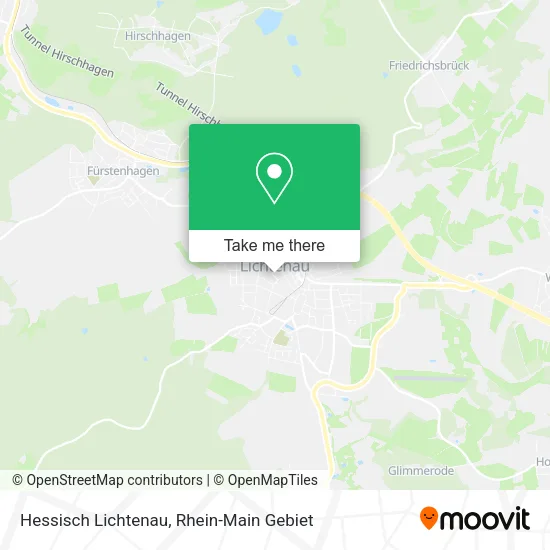 Карта Hessisch Lichtenau
