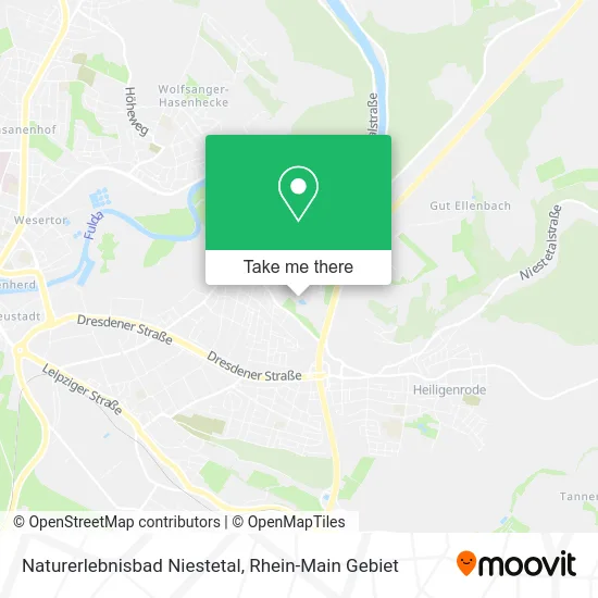 Карта Naturerlebnisbad Niestetal