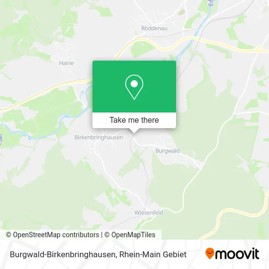 Карта Burgwald-Birkenbringhausen