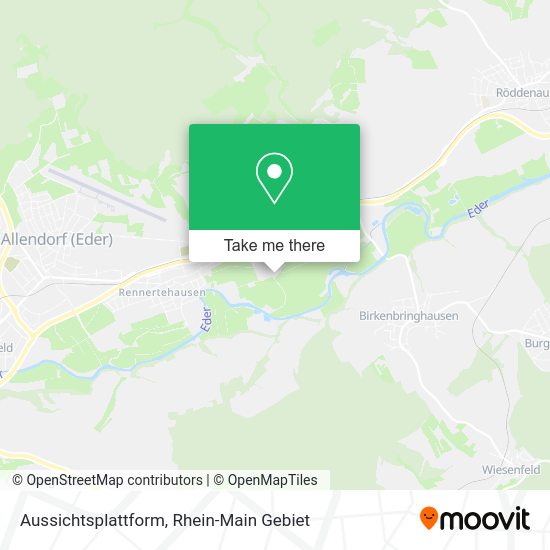 Карта Aussichtsplattform
