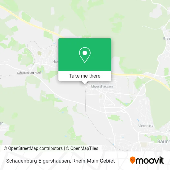 Карта Schauenburg-Elgershausen
