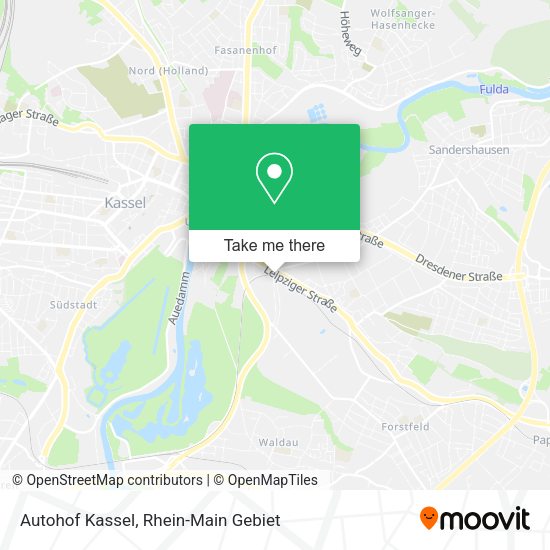 Карта Autohof Kassel