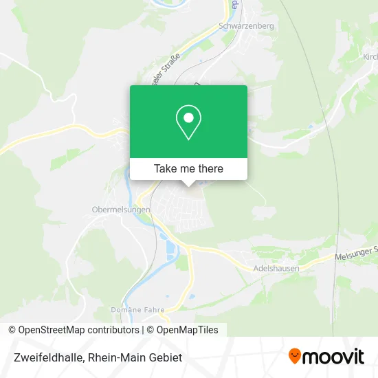 Карта Zweifeldhalle