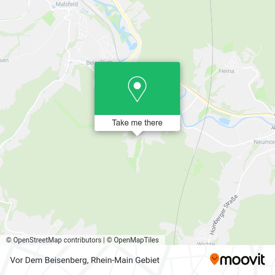 Карта Vor Dem Beisenberg