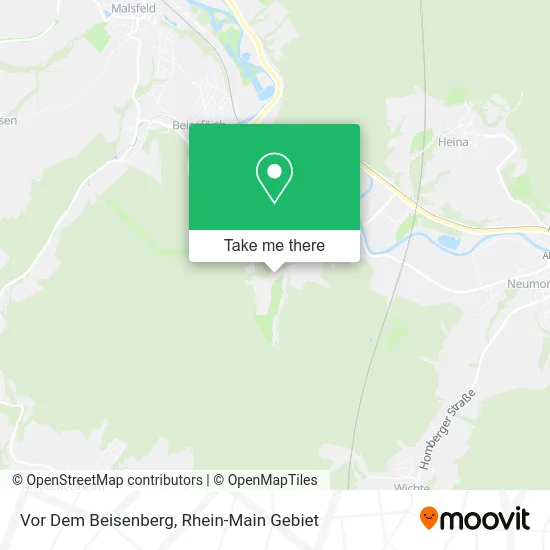 Карта Vor Dem Beisenberg