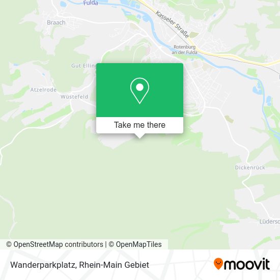 Карта Wanderparkplatz