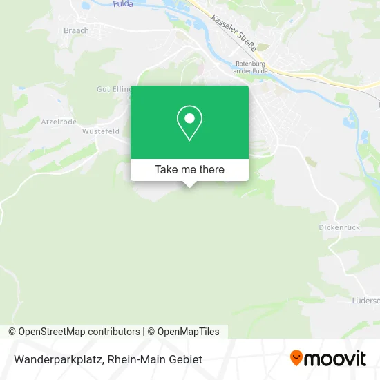 Карта Wanderparkplatz