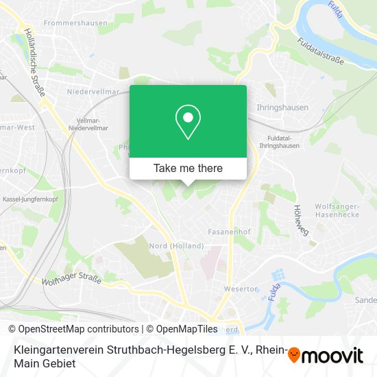 Карта Kleingartenverein Struthbach-Hegelsberg E. V.