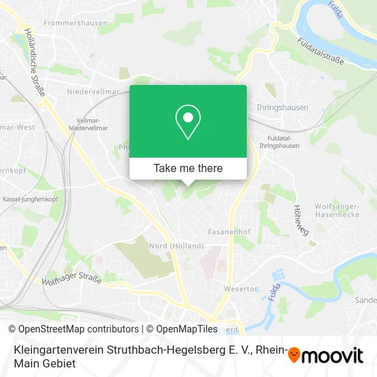 Карта Kleingartenverein Struthbach-Hegelsberg E. V.