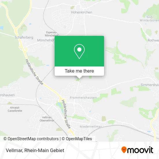 Vellmar map