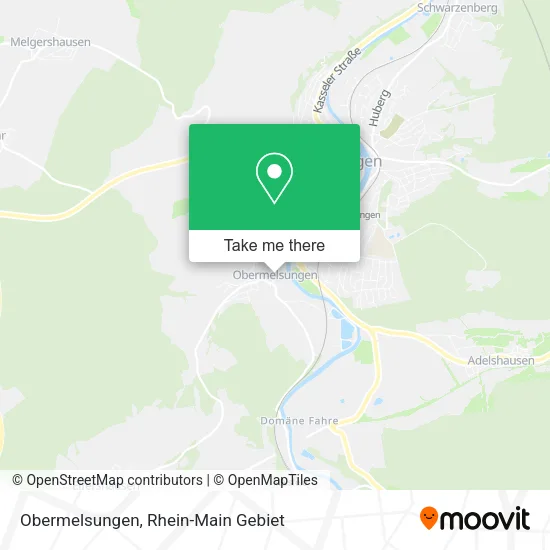 Карта Obermelsungen